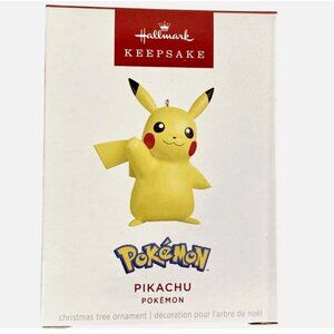 New 2025 Hallmark Pokemon Pikachu Christmas Ornament